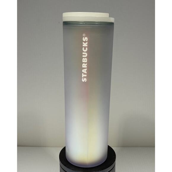 STARBUCKS 50th Anniversary Frosted 16 oz Siren Hot Cold Travel Cup - Picture 1 of 4